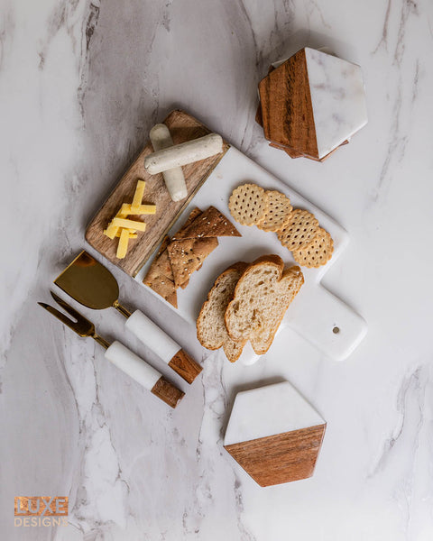 Marble Charcuterie Paddle Cheese Board