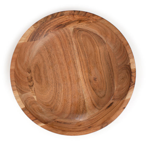 Handcrafted Wooden Footed Bowl